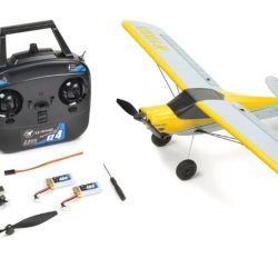 Mini Cub giallo 450mm completo di tutto EZ-Wings con 2 LiPo - SU-EZ-021