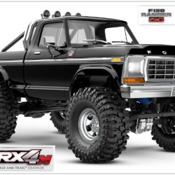Traxxas Ford F150 nera 1/18 TRX4m High Trail Crawler montata - TXX97044-1BLK