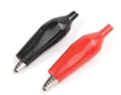 COPPIA COCCODRILLI ROSSO NERO - SUGF-1012-001