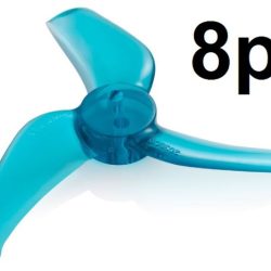 Eliche tripala azzurre 2,0x3,5 8pz Azure 2035 per droni fpv race - RBTAZ20350302