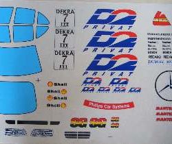 DECAL MERCEDES C          1/10 - M3296501