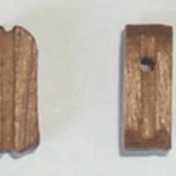 BOZZELLO IN NOCE AD 1 FORO 7mm 1 CONFEZIONE DA 10pz - M37020