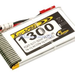LiPo 3,7v 1300mAh  SCARICA 20C SPINA BEC - SUPRC3475