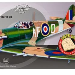 SPITFIRE             70cm 1/16 BALSA KIT PER VOLO LIBERO - RADGUI403LC