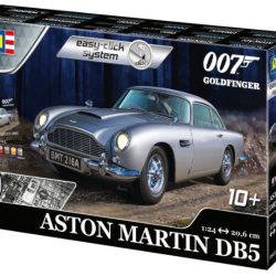 Aston Martin DB5 1/24 James Bond 007 montaggio ad incastro colori inclus - REV5653