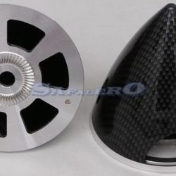 OGIVA PROFI x ELETTRICO  102mm SIMIL CARBONIO FONDO ALLUMINIO - SUPPK8KU10890