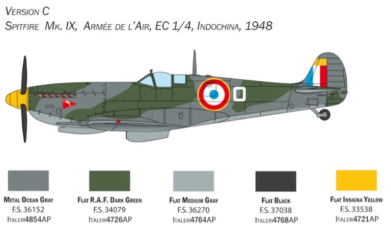 Spitfire MK.IX 1/48 - ITA2804 - immagine 5