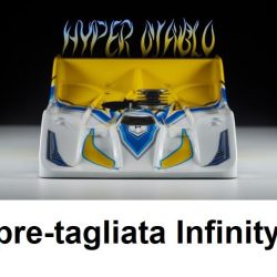 Carrozzeria R18 Hyper Diablo per Infinity 1/8 pista pretagliata Xtreme - MTXB0423-07CI
