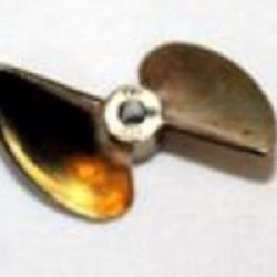 ELICA NAVALE IN BRONZO  40x1,4 BIPALA DRIVE DOG FORO 4,76mm - TFL4014220