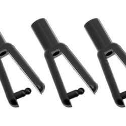 Clips 1,5mm nere in nylon 5pz per tiranti in carbonio da 1,5mm - SUGF-2107-005