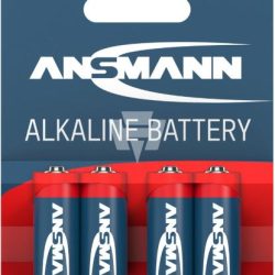 Blister stilo AA Ansmann 4pz alkaline 1,5v 50,5x14,5mm - SAN133252