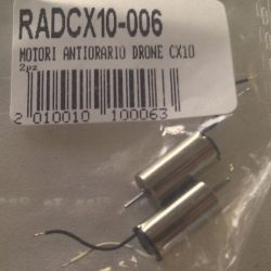 MOTORI ANTIORARIO DRONE CX10 2pz FILO BIANCO E NERO - RADCX10-006