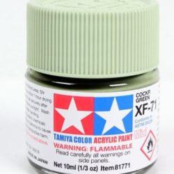 Colore acrilico XF-71 Cockpit Green 1pz da 10ml  opaco - TAM81771-1PZ
