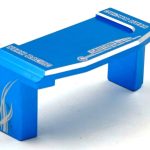 Supporto servo in alluminio blu per TT02 Tamiya - GPEDTATT-057L