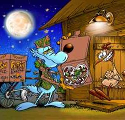 LUPO ALBERTO  LA PIZZA    500pz - RAV14330