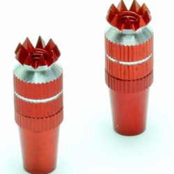 Stick arancio per radio filettatura M4 lunghi 24mm 2pz - PCHC2300