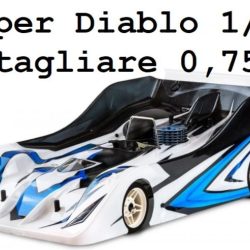 Carrozzeria Super Diablo 1/8 da tagliare 0,75mm Xtreme - MTXB0414-07