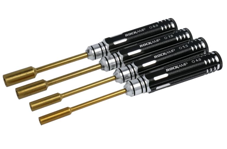 Set chiavi a tubo 4.0 / 5.5 / 7.0 / 8.0mm HSS Titan plated - RBT-RA50305