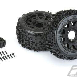Gomme e cerchi Badlands 3.8 Traxxas MAXX esagono 17mm removibile - PRO1178-10
