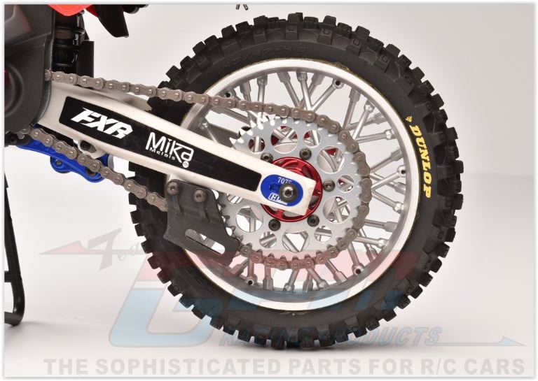 Promoto MX Losi set inserti in allumiio per tendere la catena - PROMMX010BK - immagine 4