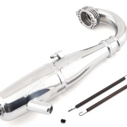 Marmitta X-One 1/8 buggy collettore integrato Efra 2143 Lucida - REDKX210007