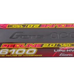 LiPo HV RedLine 2.0 7,6v 6100mAh 140C 2s1p hardcase 226gr - GEN61002S14D5