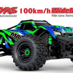 Wide MAXX VXL4S verde Monster Truck 1/10 montato con radio - TXX89086-4-GR