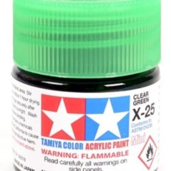 Colore acrilico X-25 Clear Green 1pz da 10ml  trasparente lucido - TAM81525-1PZ