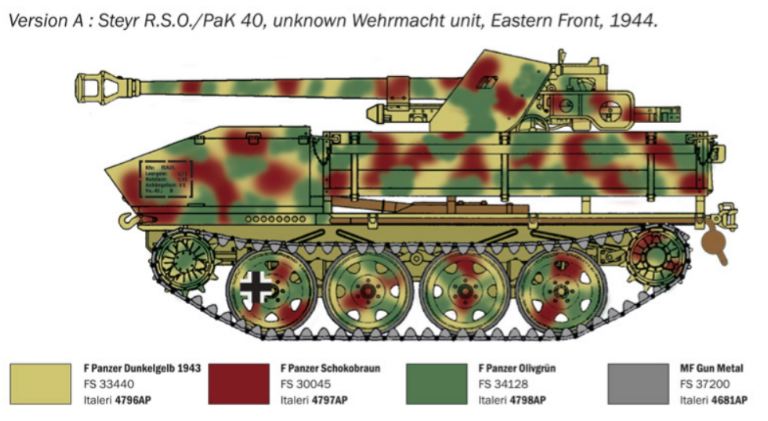 Carro Tedesco RSO With Pak40 1/35 WW2 - ITA355 - immagine 2