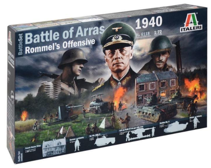 BATTAGLIA DI ARRAS 1940 1/72 OFFENSIVA DI ROMMEL WWII - ITA6118
