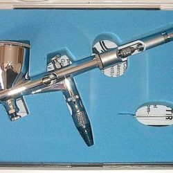 Aerografo pro 0,25 doppia azione a caduta tutto in metallo - M4700100