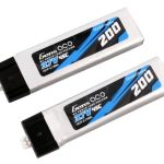 2 LiPo 3,7v 200mAh 45C per E-FLite e Blade Gens Ace - GEN2001S45PH