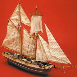La rose goletta da pesca Francese 1/47 640mm - M749