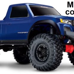 TRX-4 Sport blu 4x4 1/10 TRX4 montato con radio - TXX82024-4