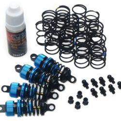 Ammortizzatori blu 55mm 4pz 1/10 Touring in metallo - GPEDDSG-0055B