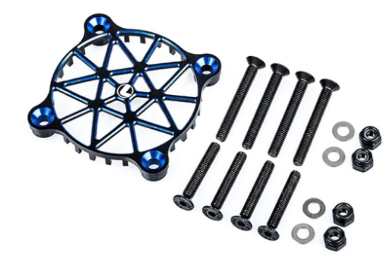 Protezione in alluminio v2 per ventole 40mm LRP WorksTeam - GPLRP501983