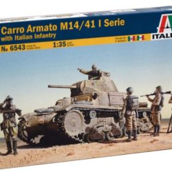 Carro Armato Italiano M14/41 With Italian 1/35 I Serie con soldati - ITA6543