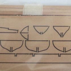 Scialuppa in kit 108x26x18mm 1pz - M36464