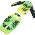 Tuta Pilota FXR Promoto SM gialla con maniche nere - HORLOS-2282