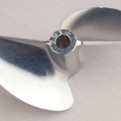 ELICA NAVALE BIPALA CNC   70mm IN ALLUMINIO DRIVE DOG 6,35mm - TFL7014250