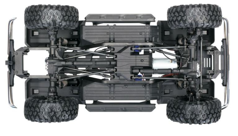 Chevrolet Blazer K5 rosso e nero TRX4 1/10 con cambio a 2 marce - TXX82276-4RED - immagine 8