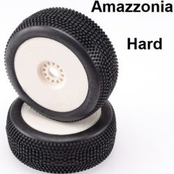 Gomme + Cerchi Amazzonia Dure incollate su cerchi 2pz 1/8 - HTR001-0343