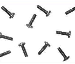 VITI TITANIO TESTA TONDA  3x10 10pz PER CACCIAVITE A CROCE - KYO-1312