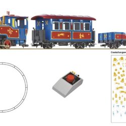 Confezione treno a vapore natalizia Roco analogica scala Oe 1/45 - ROCO5100003