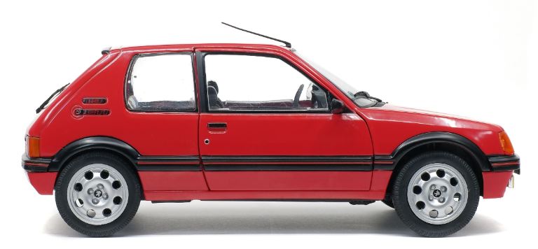 Peugeout 205 GTI 1.9L MK1 1988 1/18 rossa - SOL1801702 - immagine 5