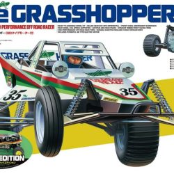The Grasshopper verniciata Black 4wd in kit con regolatore - TAM47522