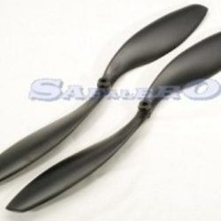 ELICA NERA CCW 2pz  QUAD T580P ANTIORARIO FILETTAT. M4 12x4,7 - SUPSFB30027