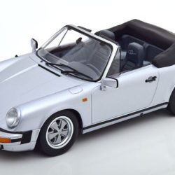 Porsche 911 Carrera 3.2 cabrio 1988 grigio argento 1/18 KK-Scale - MODKKDC180712