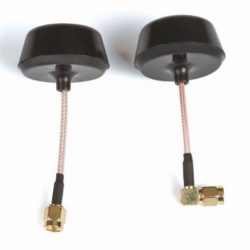 ANTENNE TX + RX VIDEO   5,8Ghz A FUNGHETTO POLARIZ. SINISTRA - GRAS8409