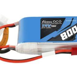 LiPo GENS ACE 7,4v 800mAh 45C SPINA JST - GENB40C8002S1